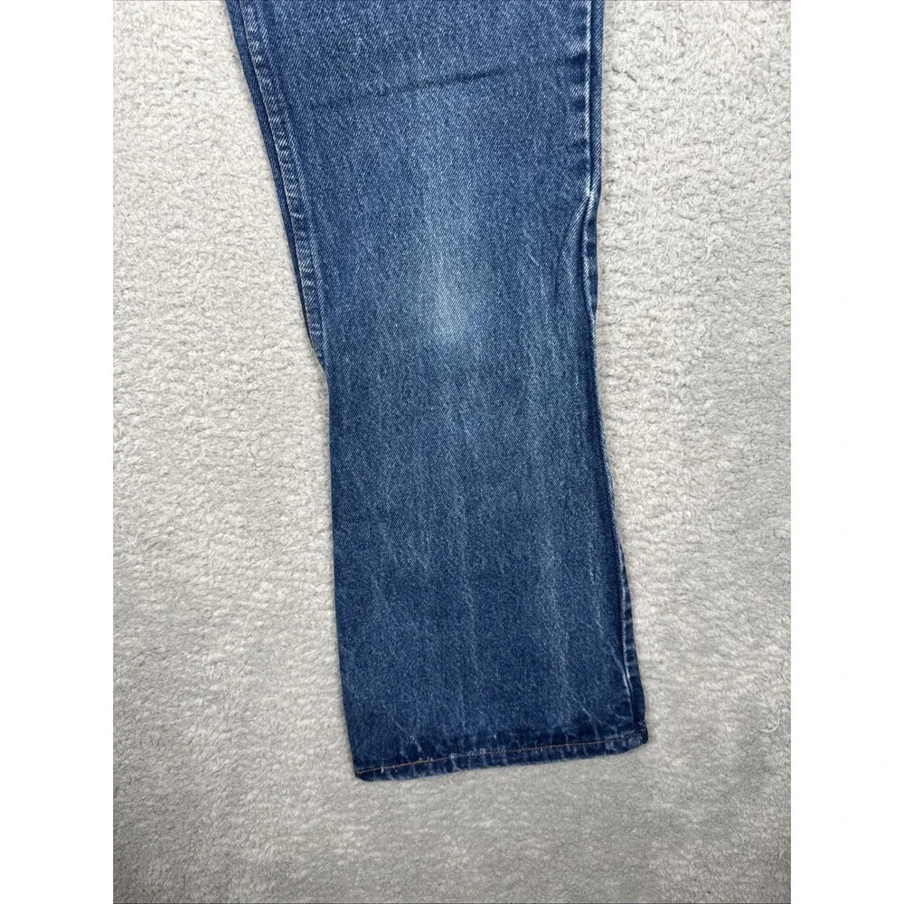 Vintage 70’s Levi’s 646 Orange Tab Bellbottom Flare Faded Denim Jeans Size 30x31